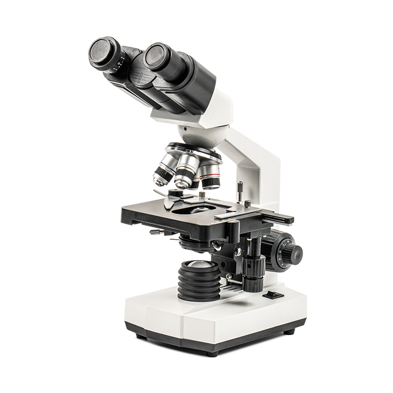 XSP-104B 4 Objective Lens Binocular Biological Microscope for Student Laboratory